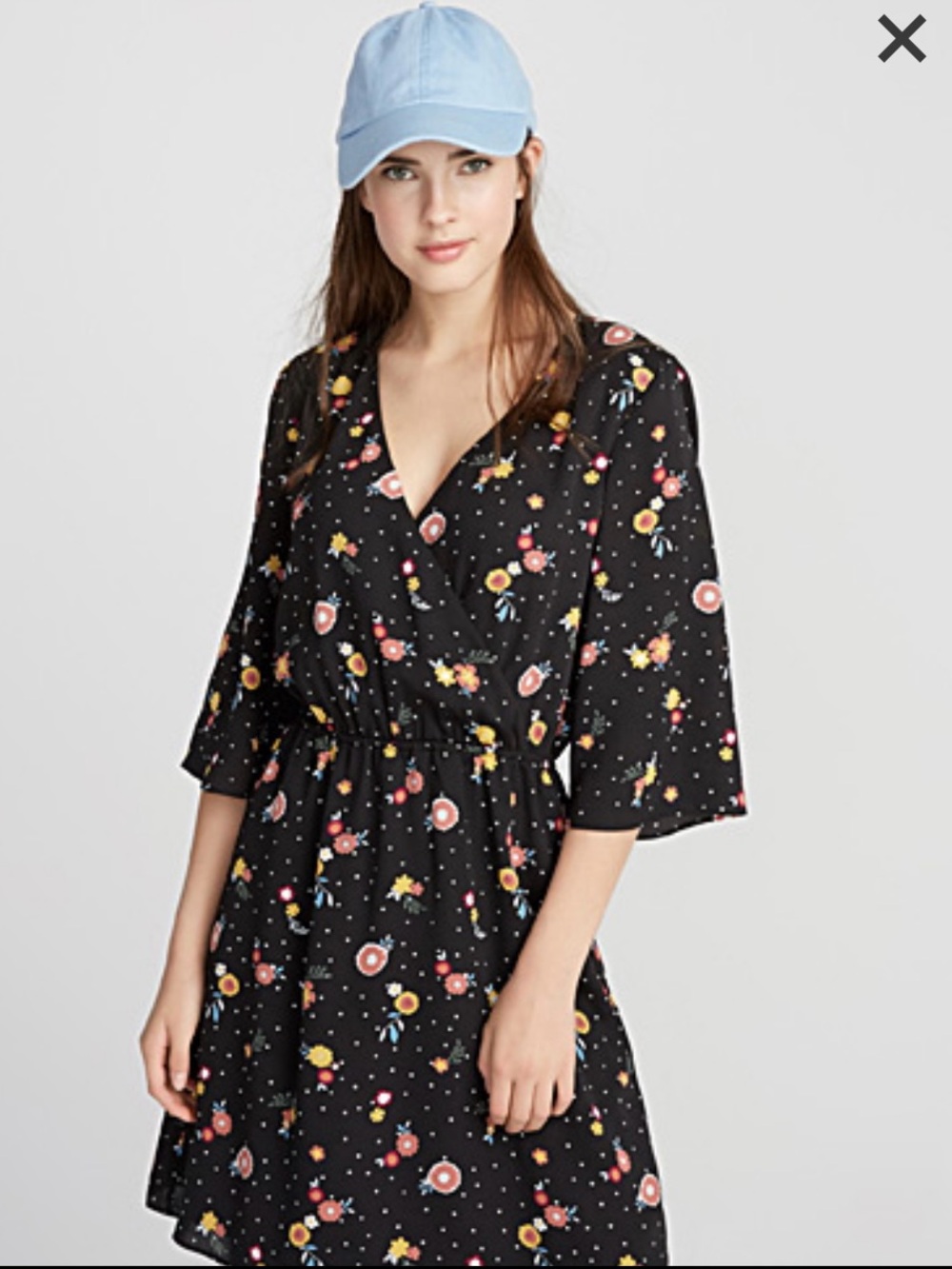twik Black Floral Dress